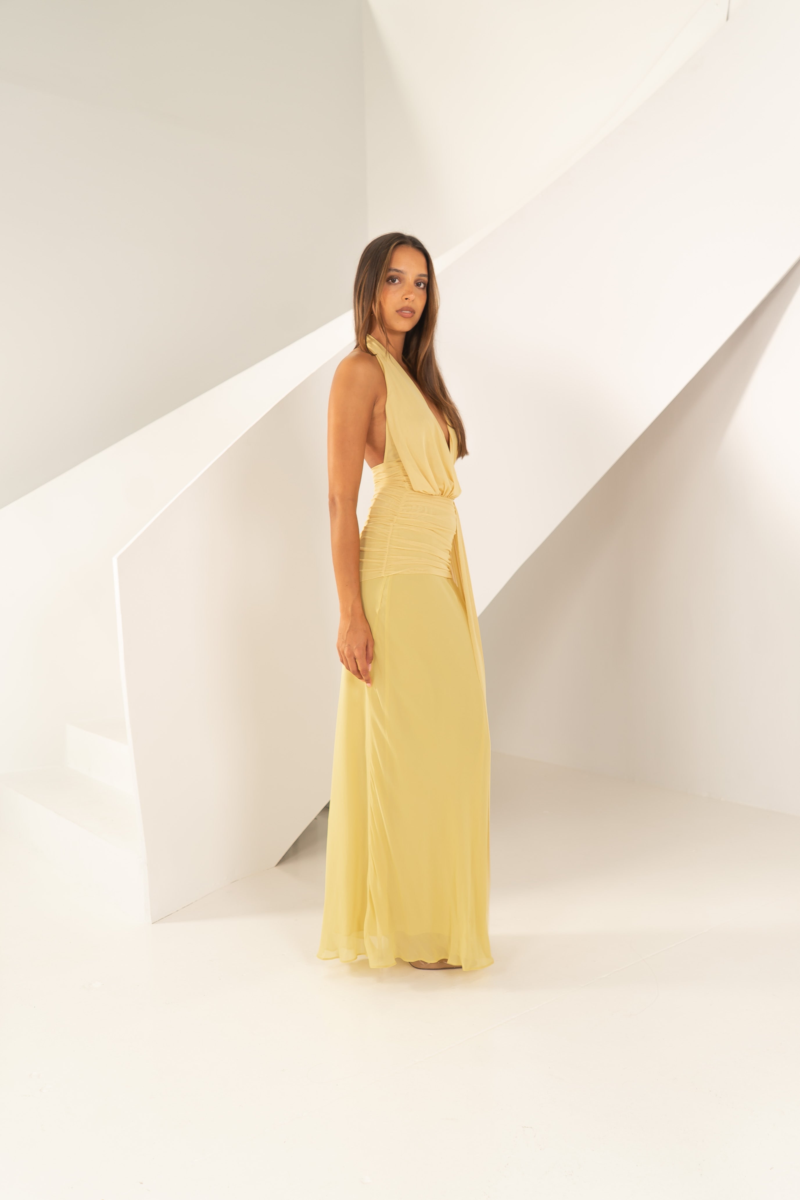 BEC & BRIDGE - Cassis Drape Maxi Dress